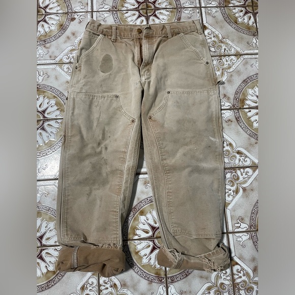 Vintage Distressed 90s Carhartt Carpenter Pants - Picture 9 of 10